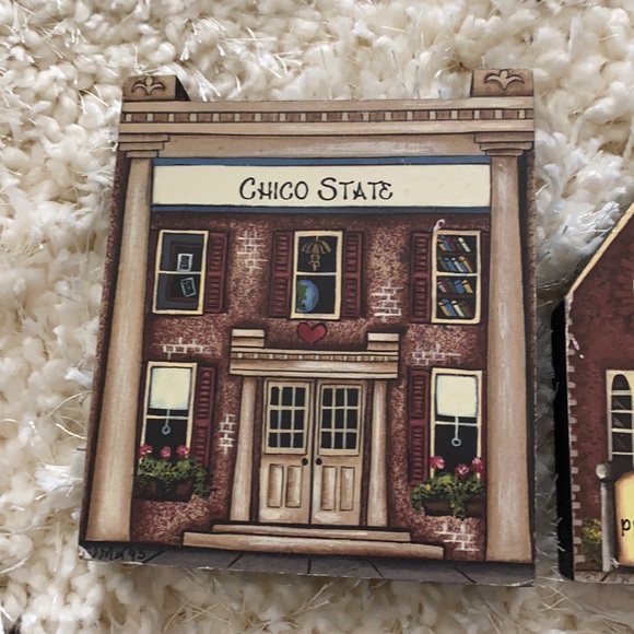 Chico State Bidwell Presbyterian Wood Art - Picture 3 of 5